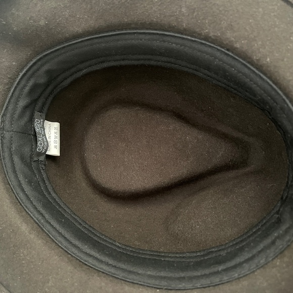 Vintage Y2k Hat Brand Goal 2020.  Unisex Brown 100% Wool Fedora brim - Picture 9 of 11